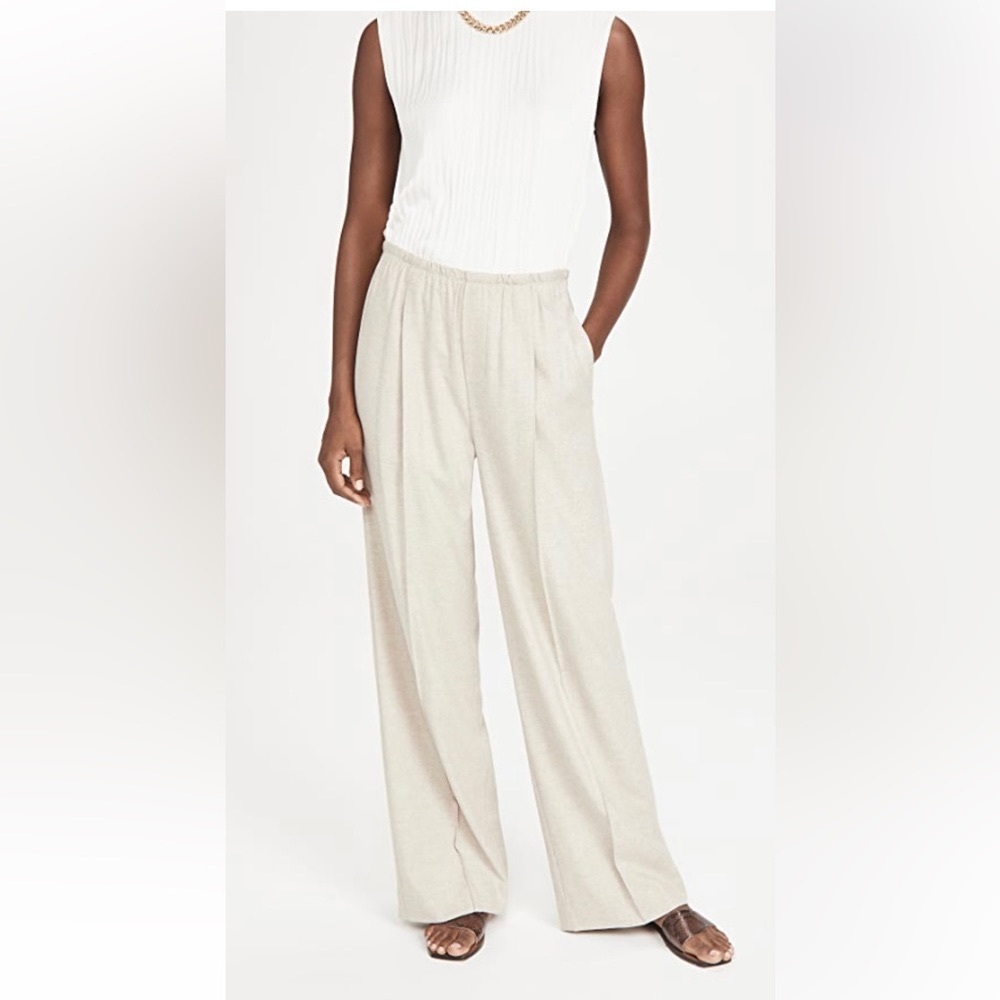 Vince Flannel Wide Leg Pant, S